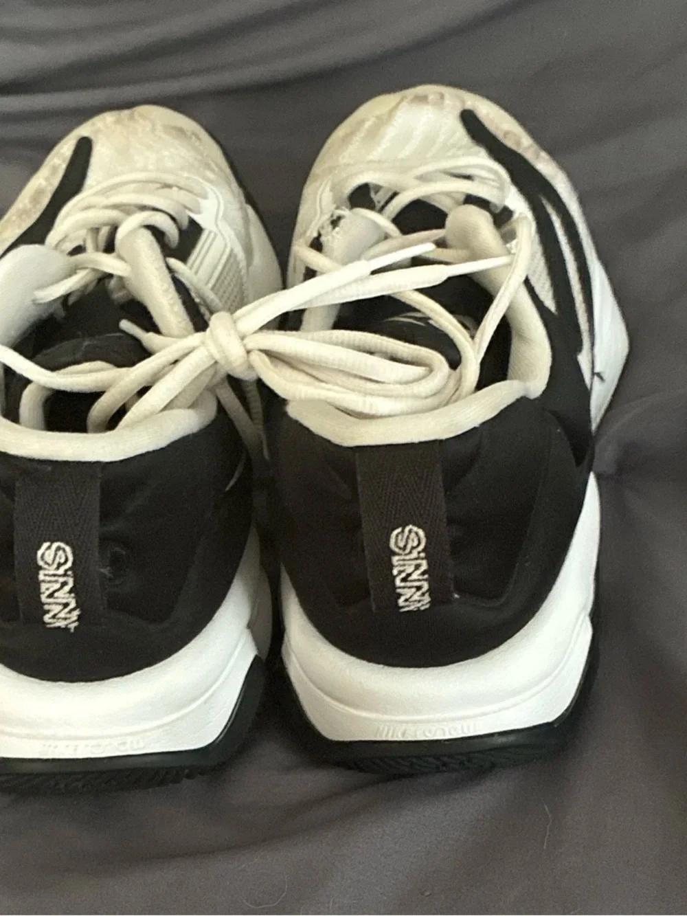 Nike Men’s White and Black Athletic Trainers